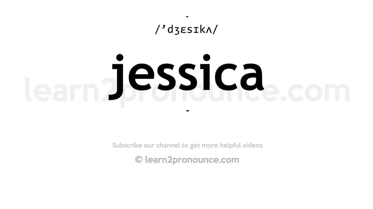Comment on dit Jessica en arabe ?